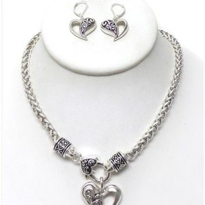 Silver Necklace Set